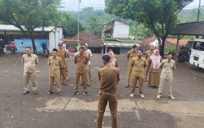 Kegiatan Apel Pagi Pemerintah Desa Tanjungbarang